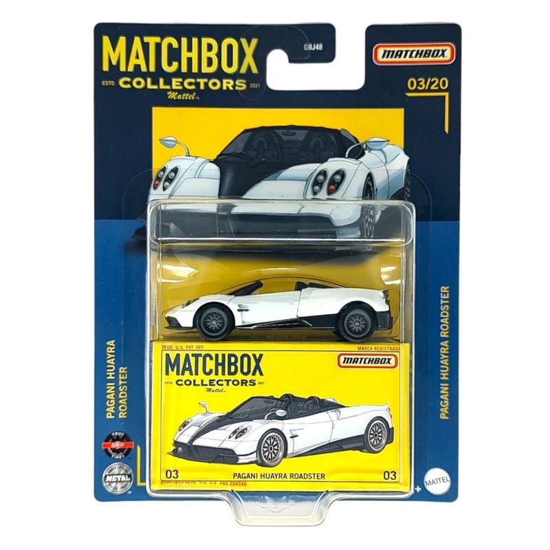 Matchbox Collectors Pagani Huayra Roadster #White Matchbox Collectors Pagani Huayra Roadster #White