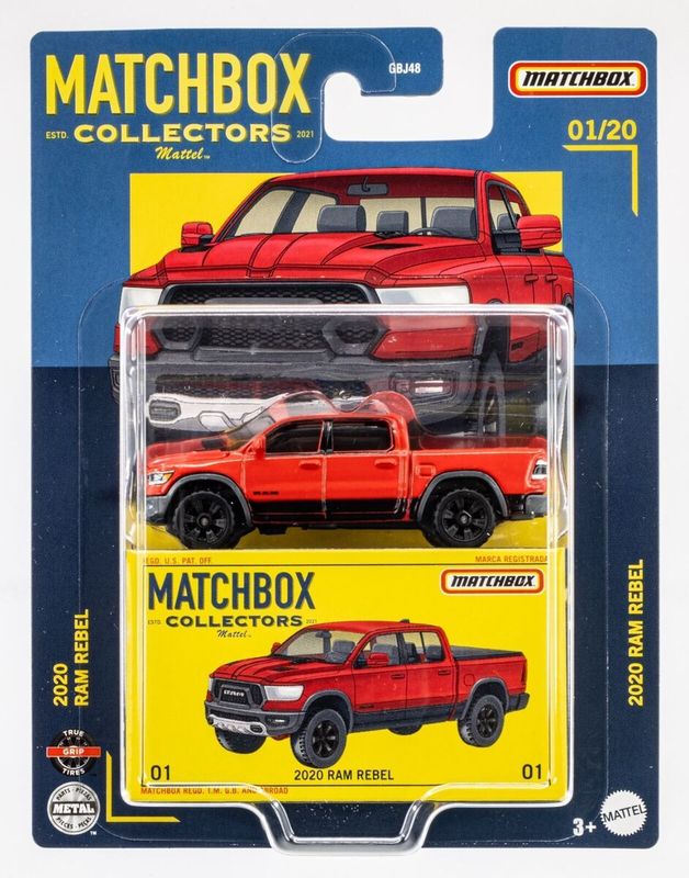 Matchbox Collectors 2020 Ram Rebel #Red Matchbox Collectors 2020 Ram Rebel #Red