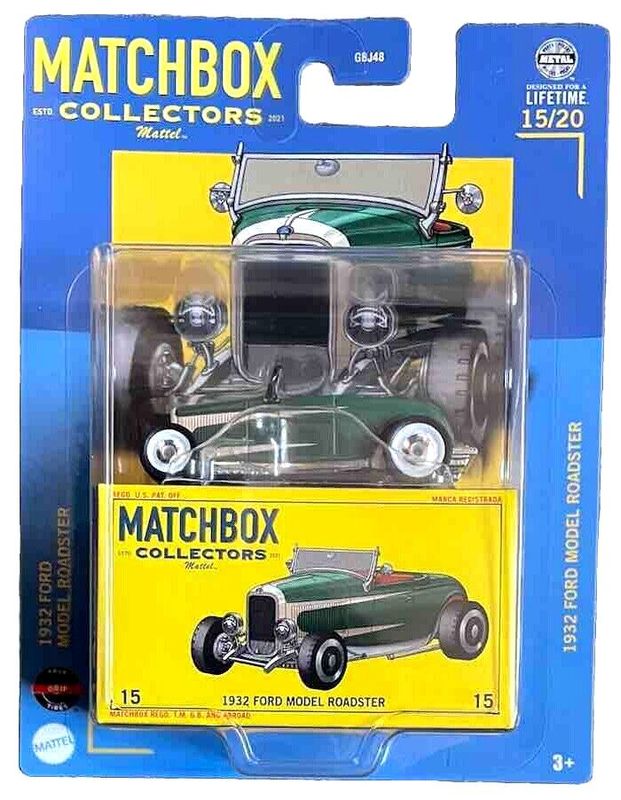 Matchbox Collectors 1932 Ford Model Roadster #Green Matchbox Collectors 1932 Ford Model Roadster #Green