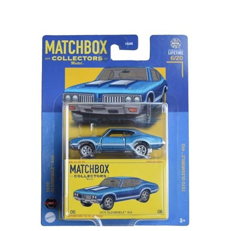 Matchbox Collectors 1970 Oldsmobile 442 #Bluemetallic Matchbox Collectors 1970 Oldsmobile 442 #Bluemetallic