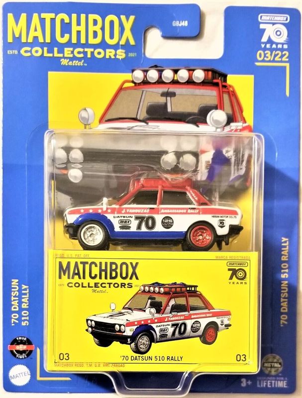 Matchbox Collectors 70' Datsun 510 Rally Matchbox Collectors 70' Datsun 510 Rally