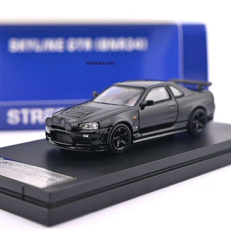 Street Warrior Nissan Skyline R34 Rally #Black Street Warrior Nissan Skyline R34 Rally #Black