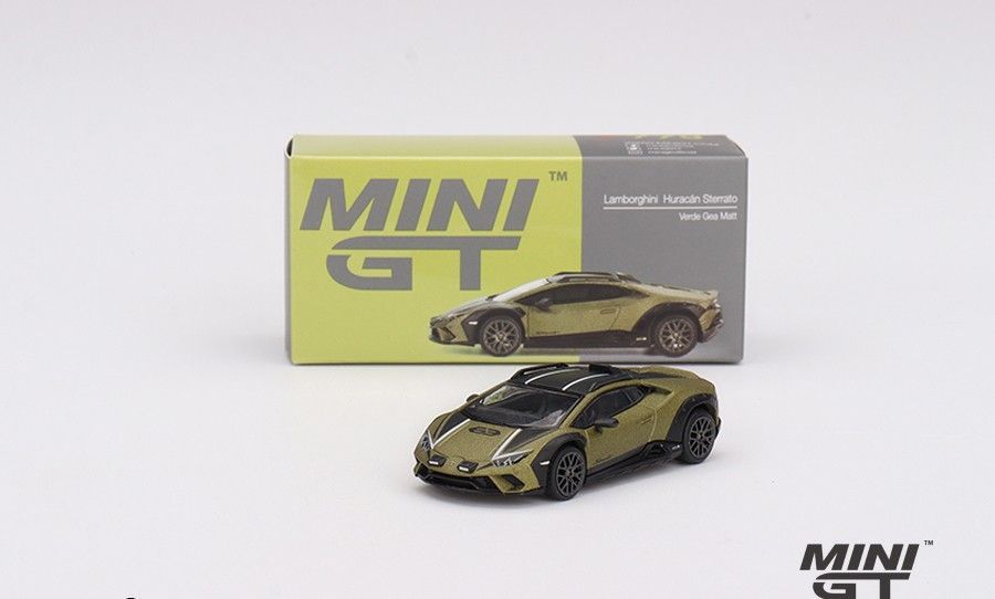 Mini GT Lamborghini Huracan Sterrrato #Verde Gea Matt