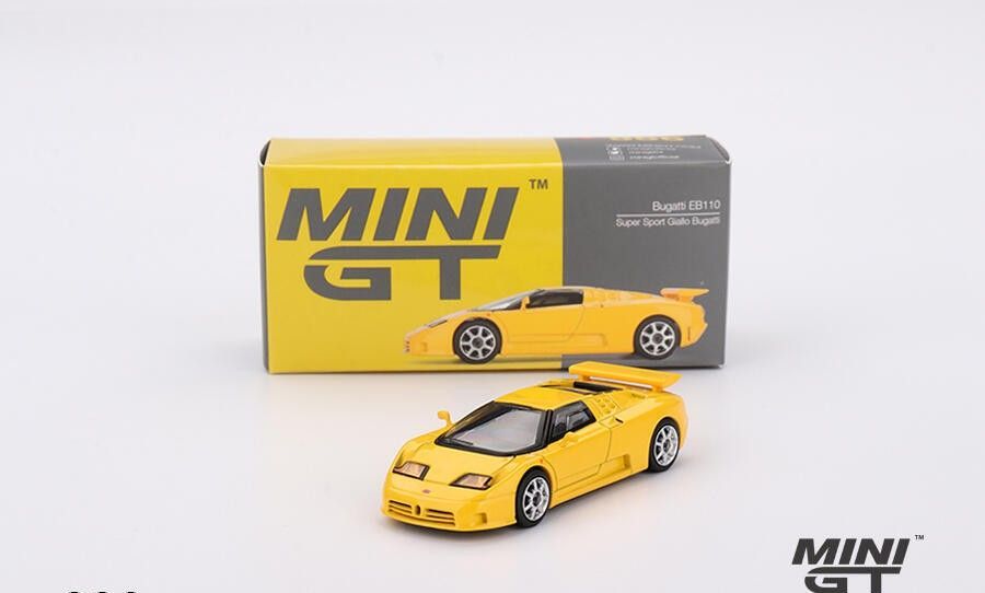 Mini GT Bugatti EB110 #Yellow