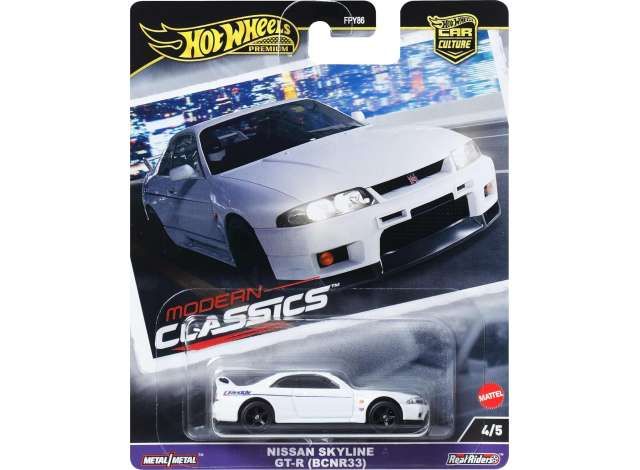 Hot Wheels Nissan Skyline GT-R BCNR33 - Modern Classics