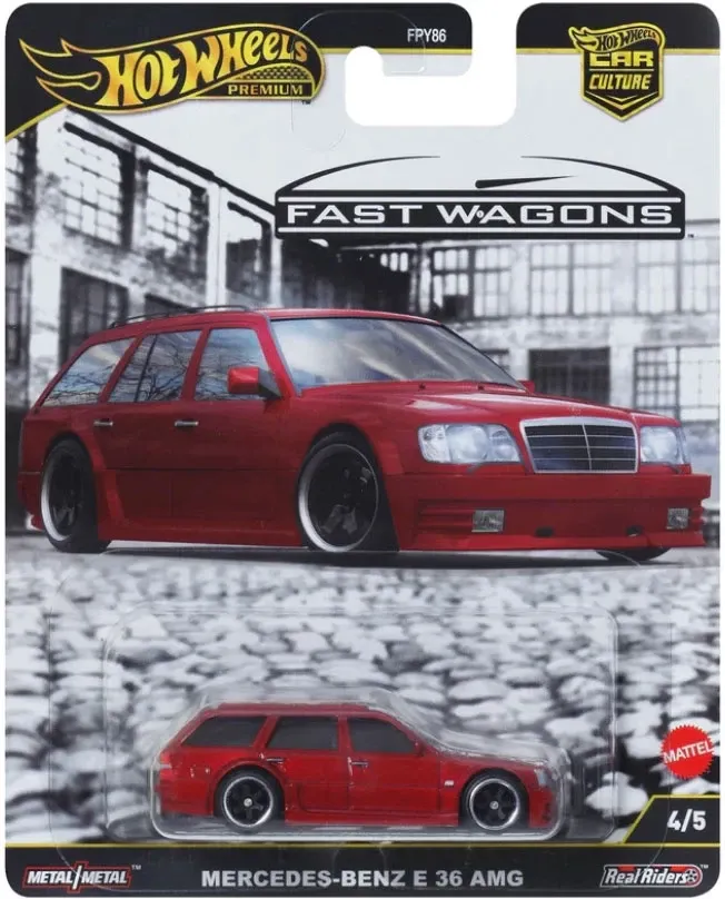 Hot Wheels Premium Fast Wagons Mercedes Benz E 36 AMG