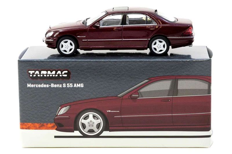 Tarmac Mercedes Benz S55 AMG #Darkred