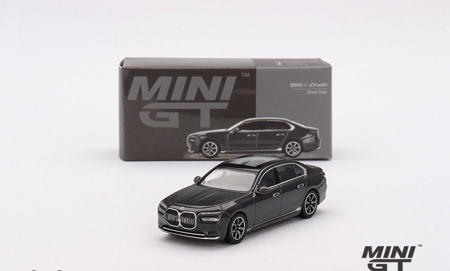 Mini GT BMW i7 xDrive60 #Dravit Grey #MGT818
