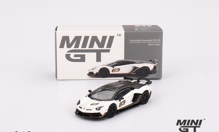 Mini GT Lamborghini Aventador SVJ 63 #MGT842