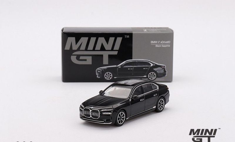 Mini GT BMW i7 xDrive60 #Black Sapphire #MGT802 Mini GT BMW i7 xDrive60 #Black Sapphire #MGT802