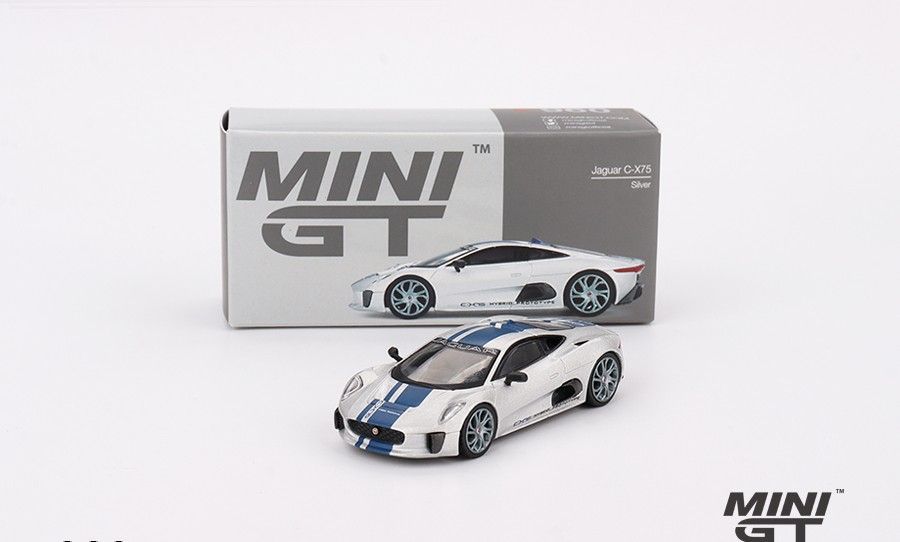 Mini GT Jaguar C-X75 #Silver #MGT960