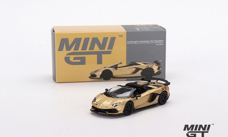 Mini GT Lamborghini Aventador SVJ Roadster #MGT363 Mini GT Lamborghini Aventador SVJ Roadster #MGT363