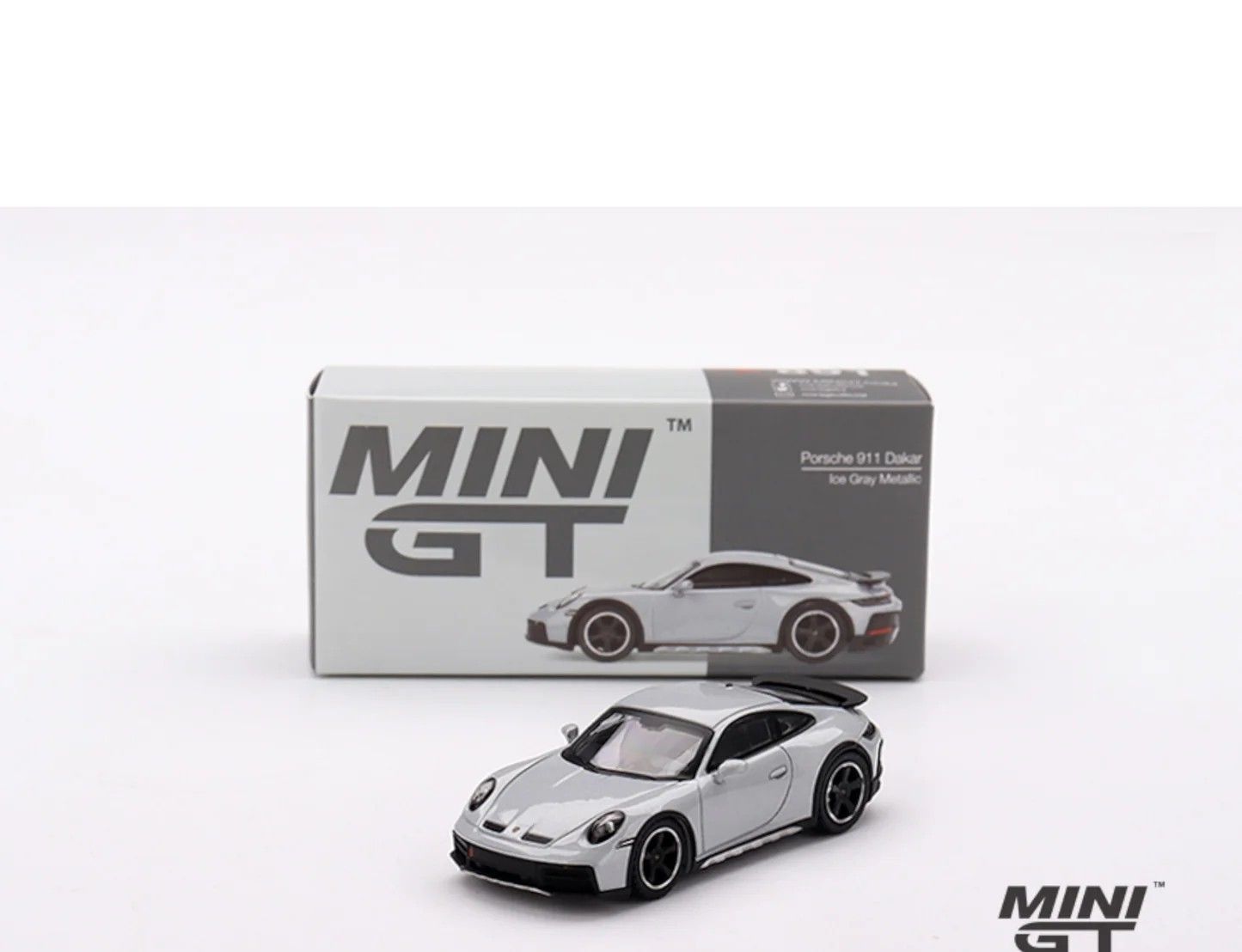 Mini GT Porsche 911 Dakar #Ice Gray Metallic #MGT891