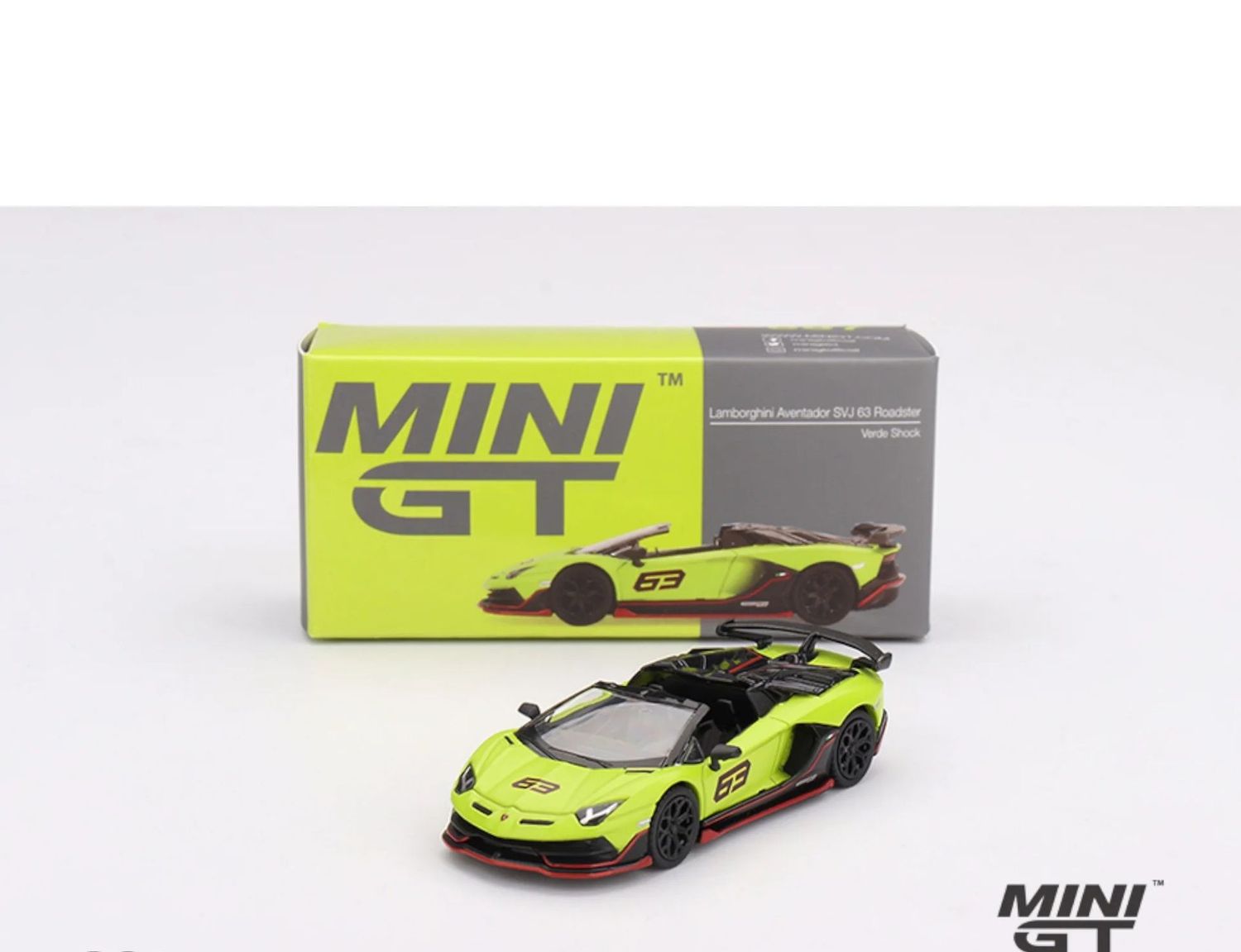 Mini GT Lamborghini Aventador SVJ 63 Roadster #MGT887