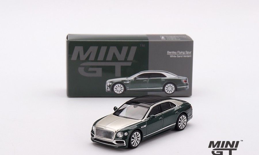 Mini GT Bentley Flying Spur # White Sand Verdant #MGT867