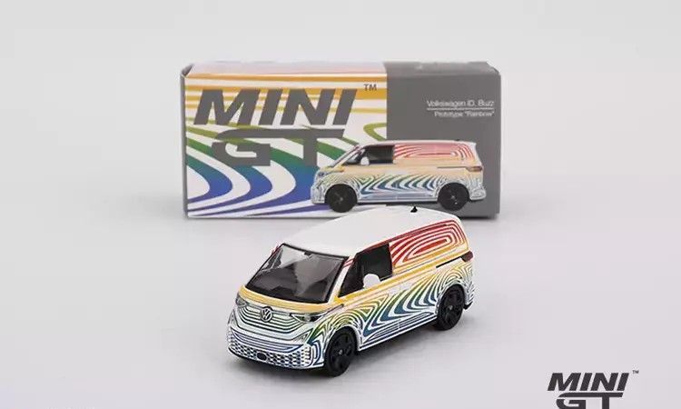 Mini GT Volkswagen ID Buzz #Rainbow #MGT899
