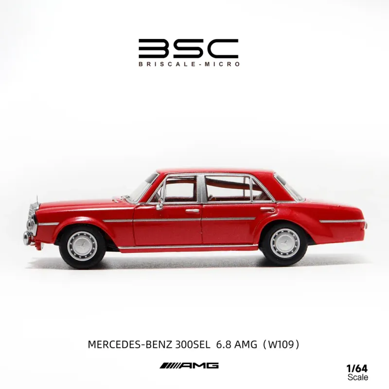 BSC Micro Mercedes Benz 300 SEL #Red