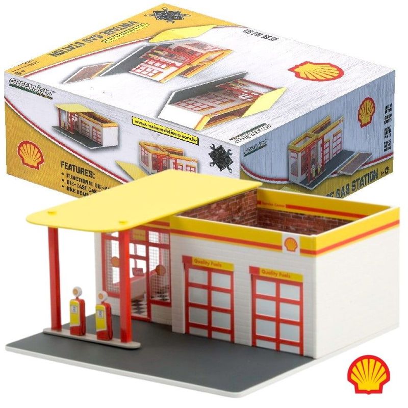 Greenlight Vintage Gas Station #Shell Greenlight Vintage Gas Station #Shell