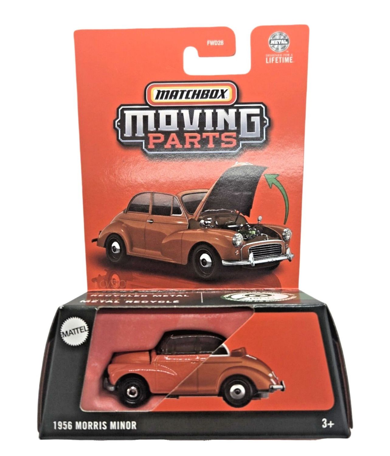 Matchbox Moving Parts 1956 Morris Minor #brown