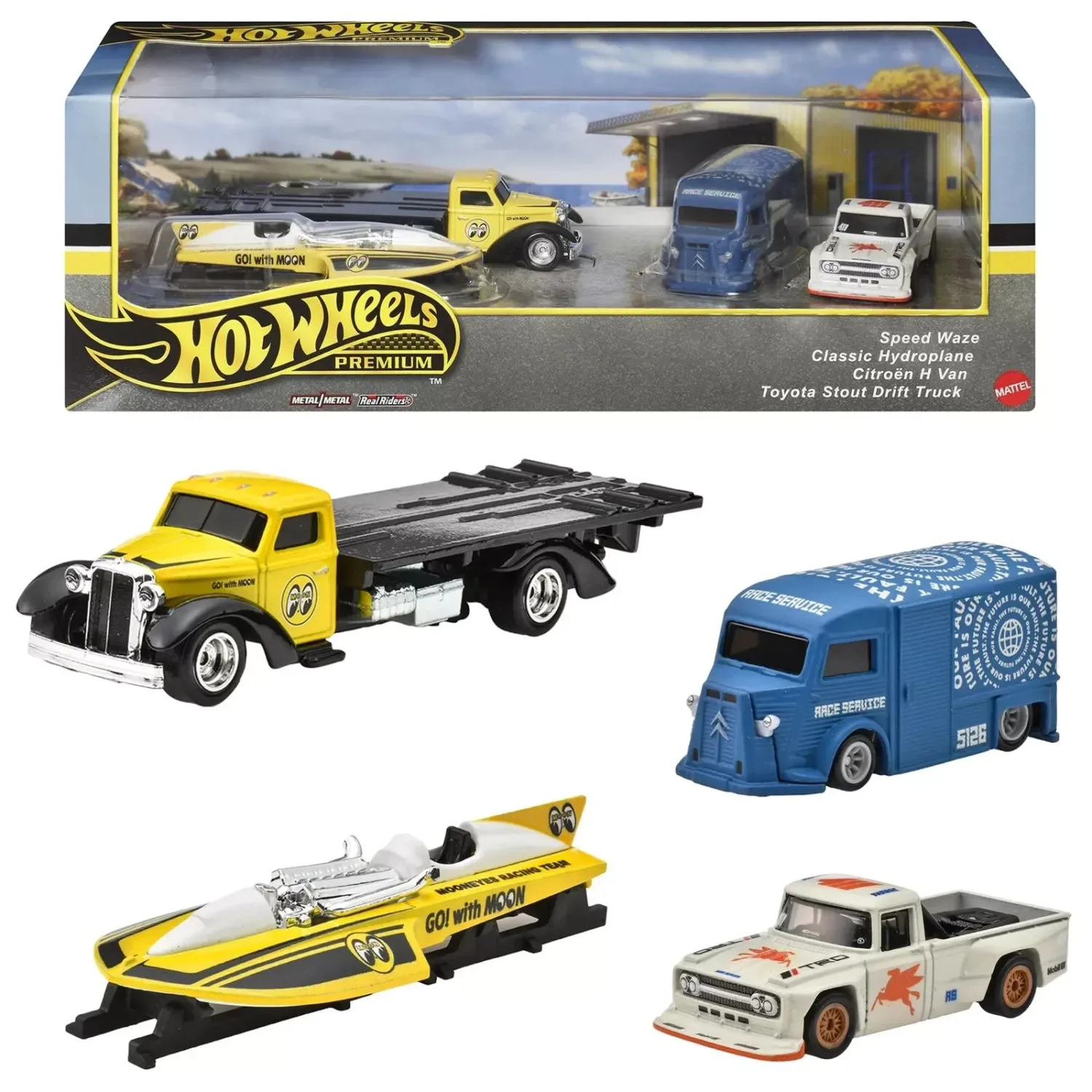 Hot Wheels Premium Diorama Motorhead Madness Set