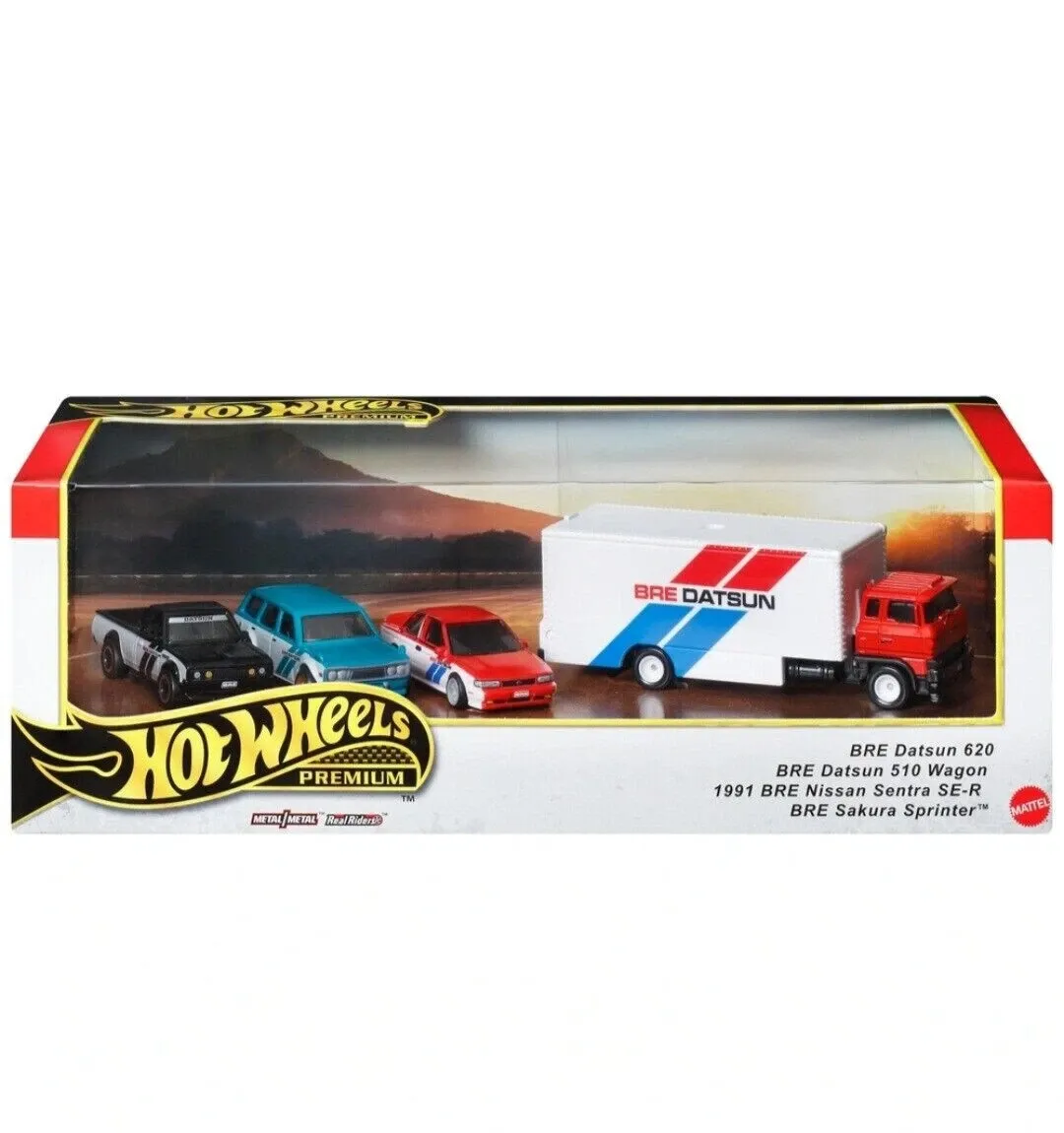 Hot Wheels Premium Diorama Set Bre Datsun Nissan Sakura