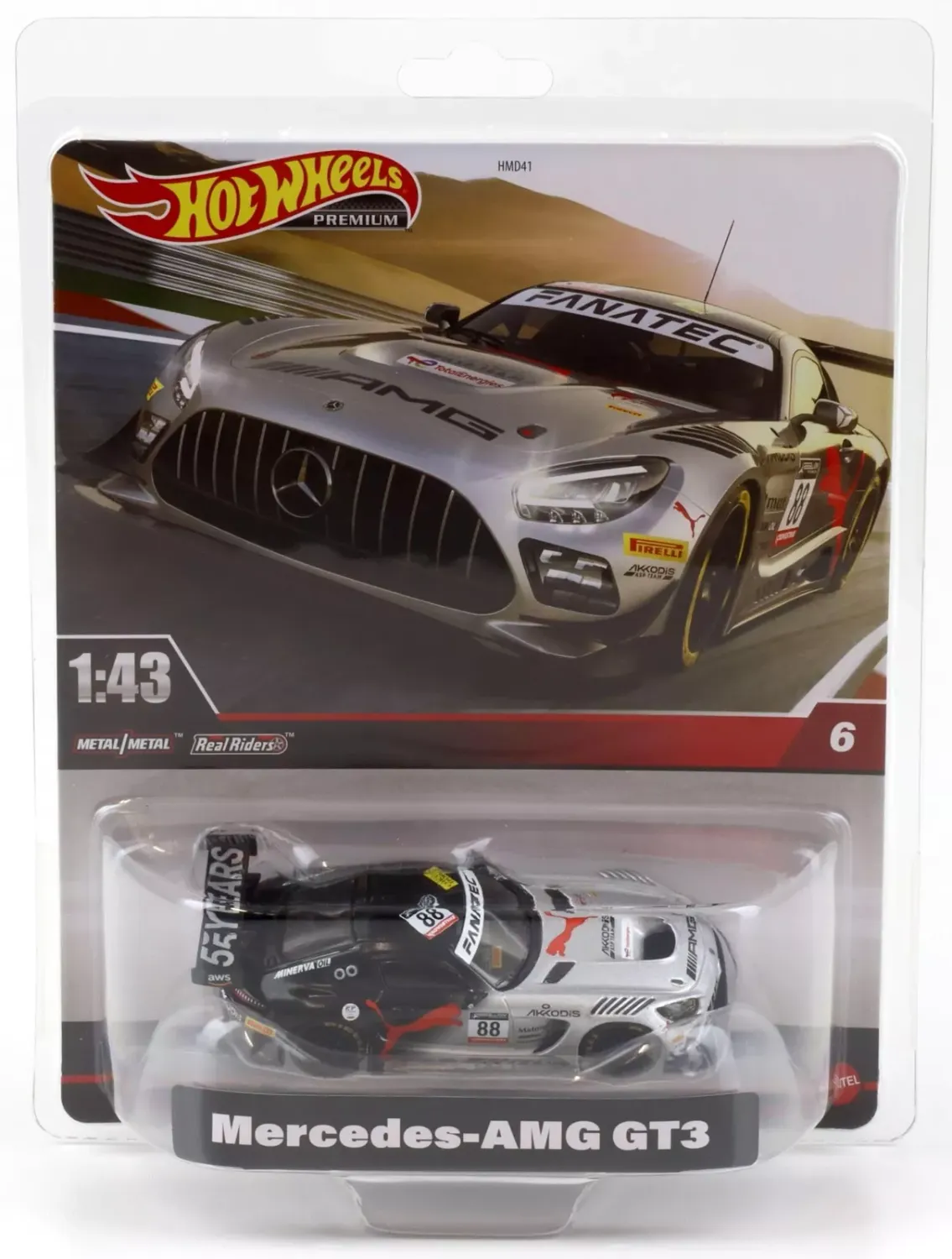Hot Wheels Premium Mercedes AMG GT3