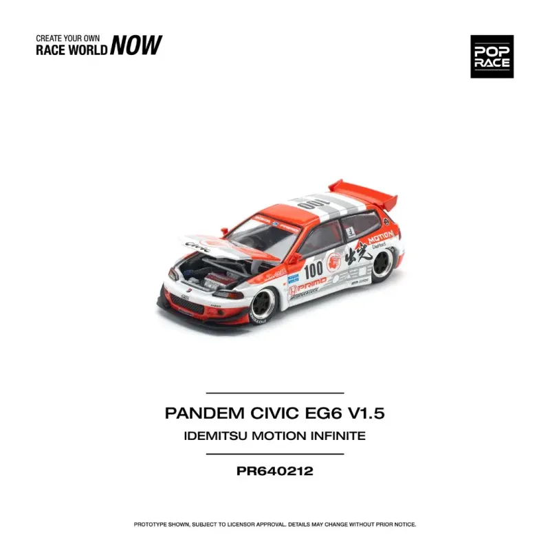 Pop Race Pandem Civic EG6 #PR64-212