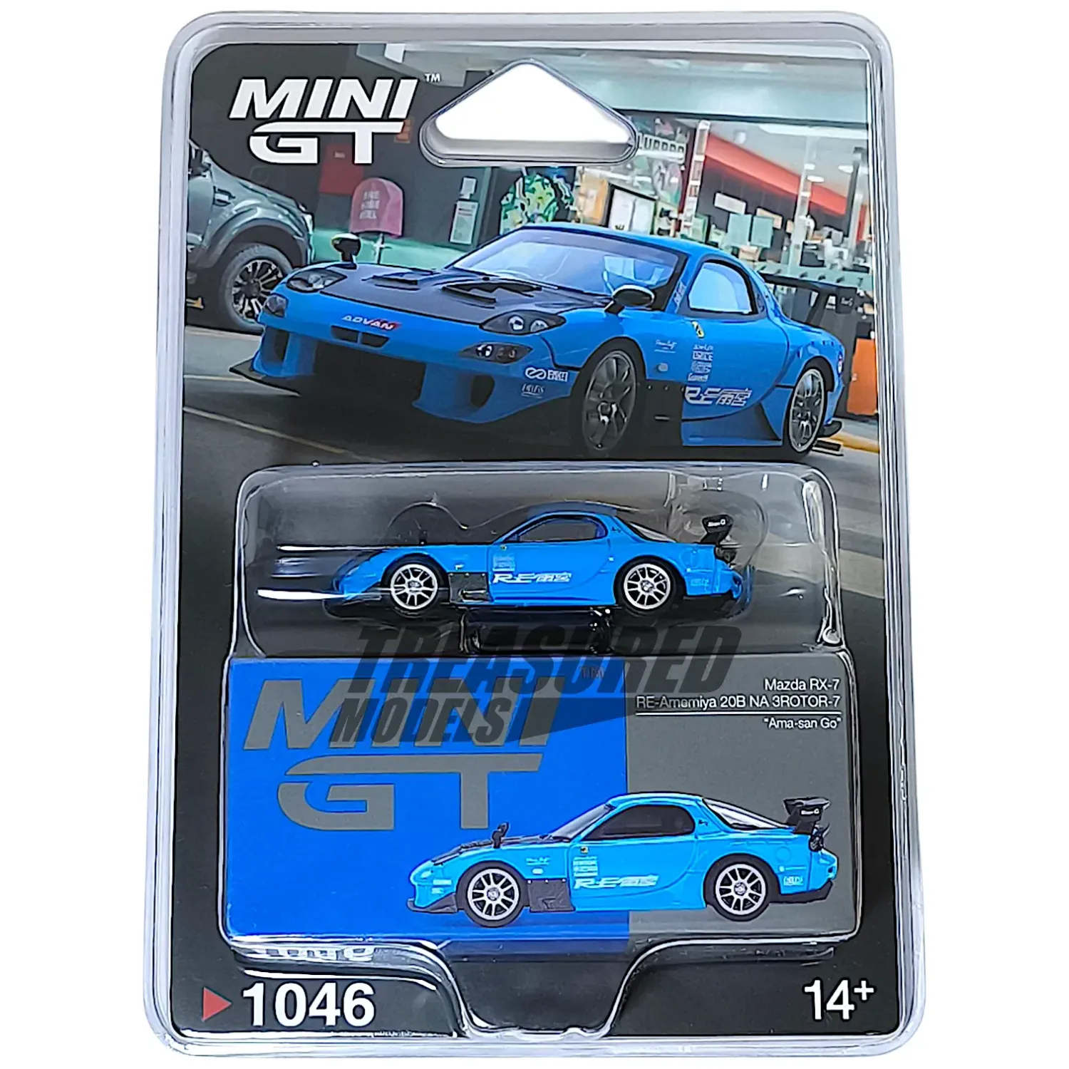 Mini GT Mazda RX-7 RE-Amemiya Blisterversion #MGT1046