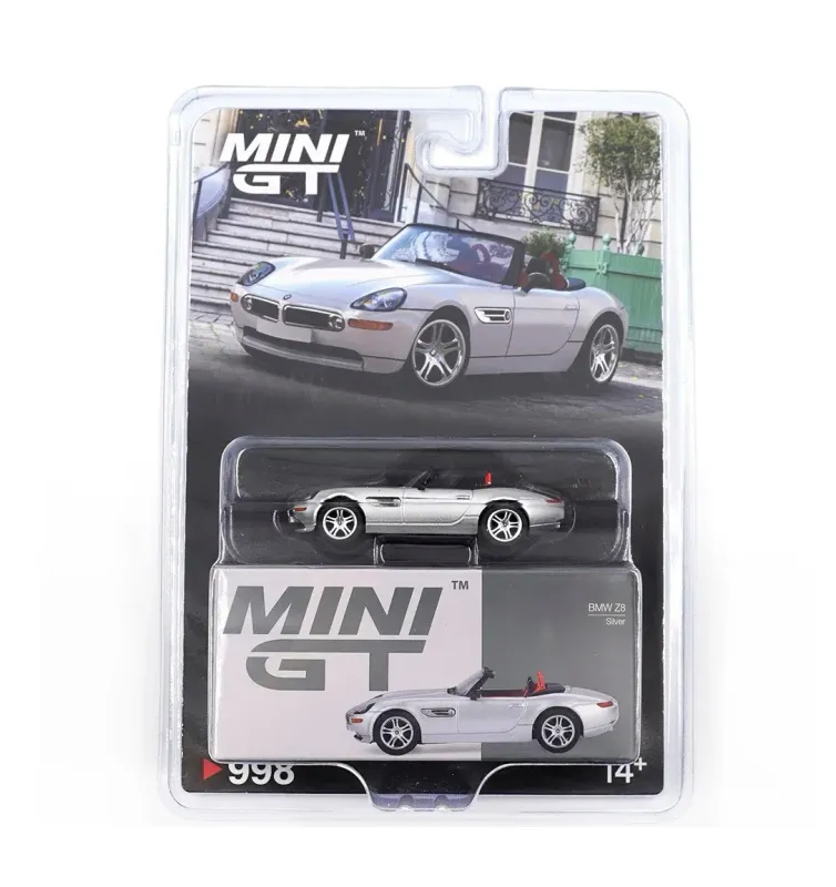 Mini GT Bmw Z8 Silver Blisterversion #MGT998 Mini GT Bmw Z8 Silver Blisterversion #MGT998