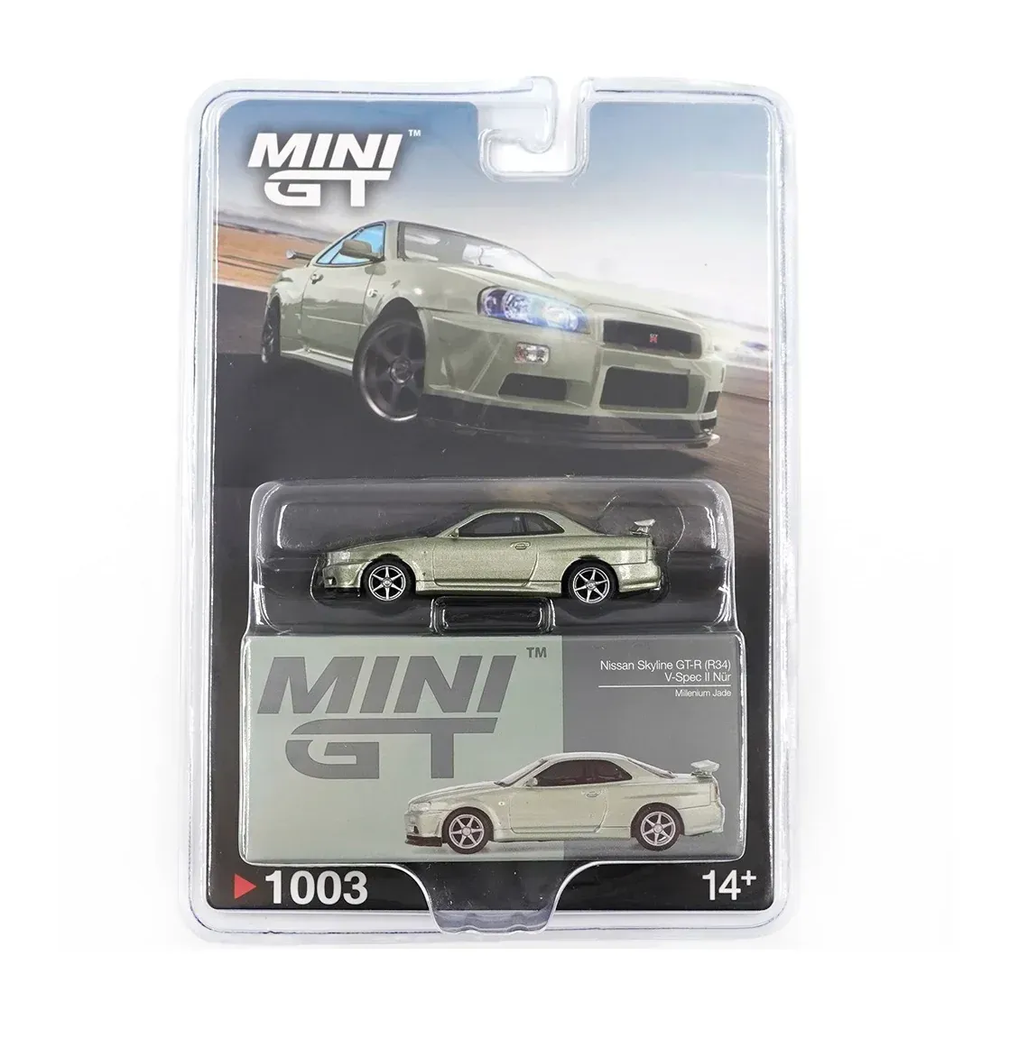 Mini GT Nissan Skyline GT-R (R34) V-Spec II Blisterversion #MGT1003
