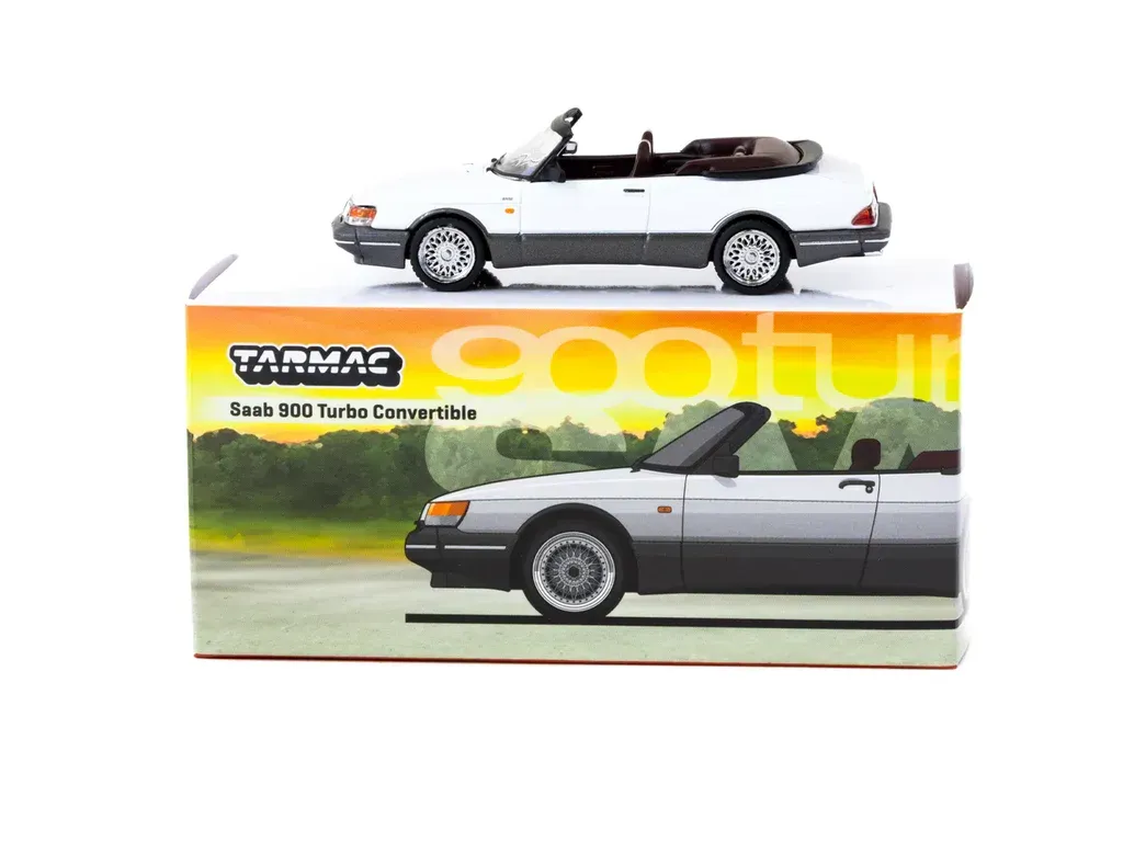 Tarmac Saab 900 Turbo Convertible #white