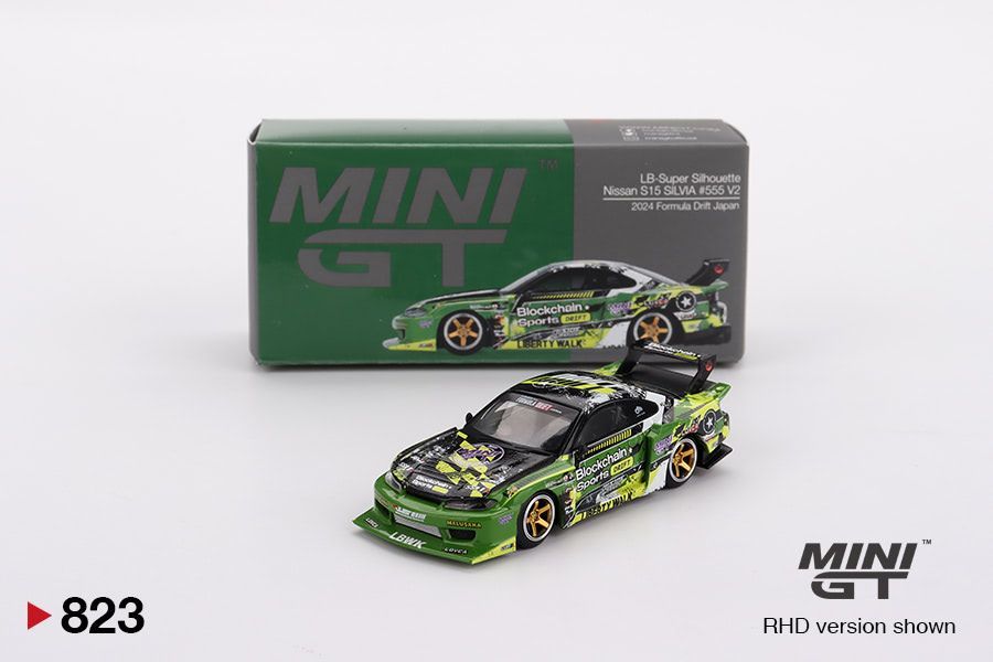Mini GT Nissan Silvia S15 LB-Super Silhouette 555 #MGT1059