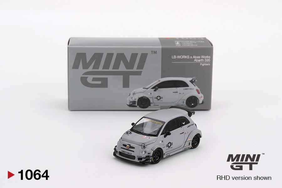 Mini GT Fiat 500 LB-Works x Abas Works #MGT1064