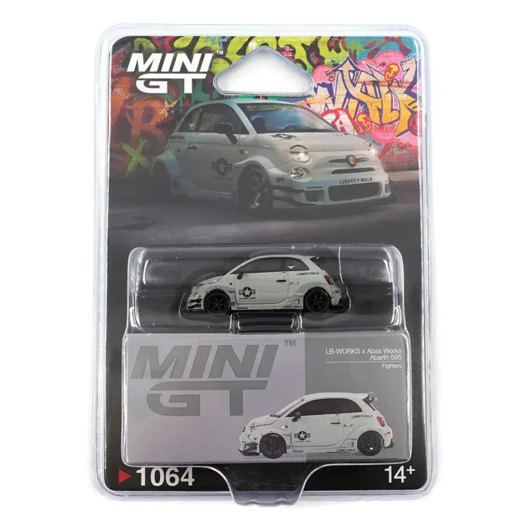 Mini GT Fiat 500 LB-Works x Abas Works Blisterversion #MGT1064