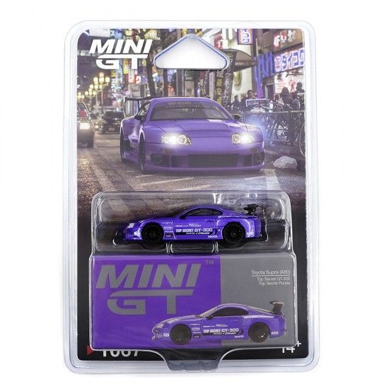 Mini GT Toyota Supra A80 Top Secret Lila Blisterversion #MGT1067