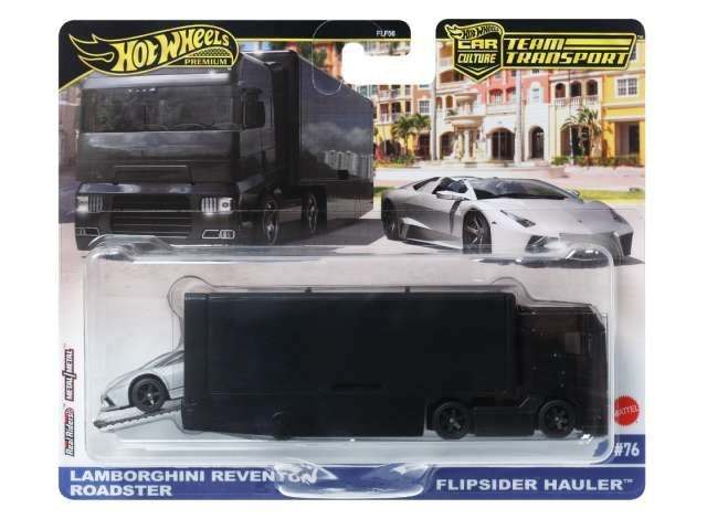 Hot Wheels 2025 Team Transport Lamborghini Reventon Roadster / Hauler #76 Hot Wheels 2025 Team Transport Lamborghini Reventon Roadster / Hauler #76