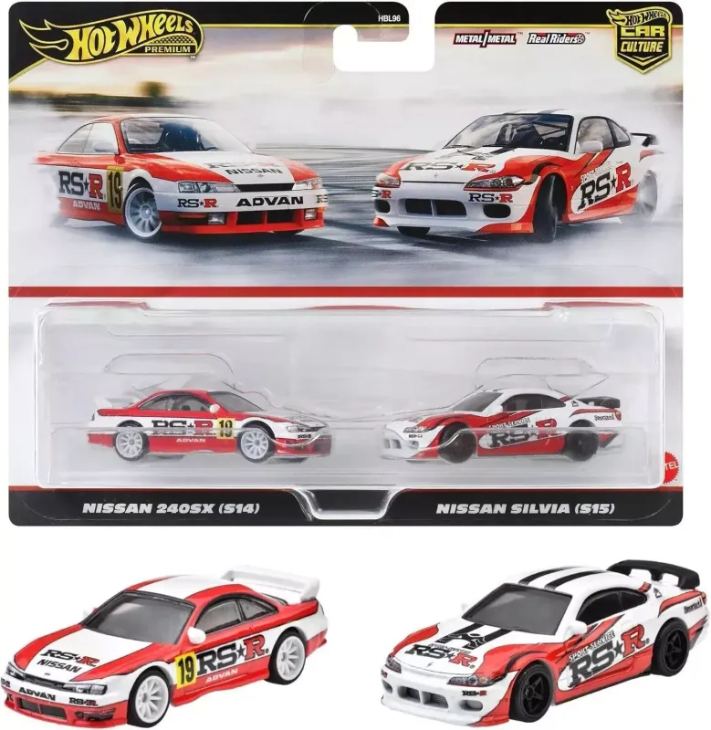 Hot Wheels 2-Pack Nissan 240SX (S14) + Nissan Silvia (S15) Hot Wheels 2-Pack Nissan 240SX (S14) + Nissan Silvia (S15)