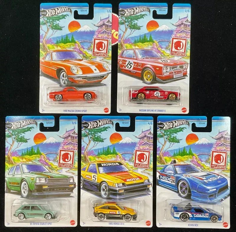 Hot Wheels J-Imports 5er Komplettsatz Hot Wheels J-Imports 5er Komplettsatz