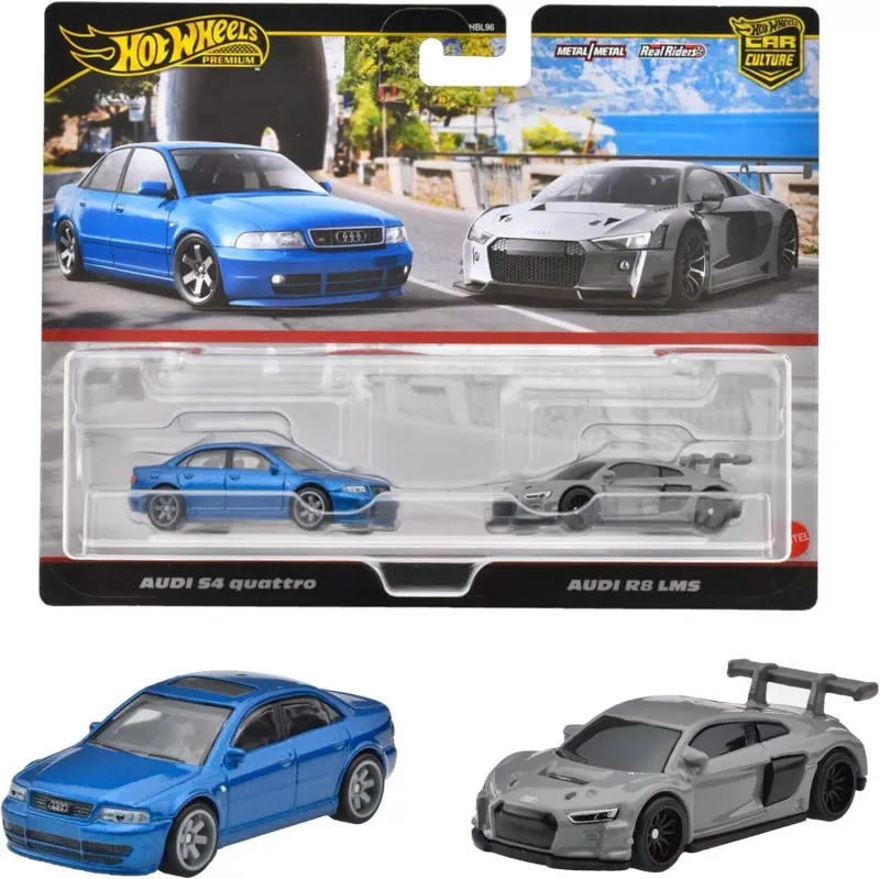 Hot Wheels 2-Pack Audi S4 Quattro + Audi R8 LMS Hot Wheels 2-Pack Audi S4 Quattro + Audi R8 LMS