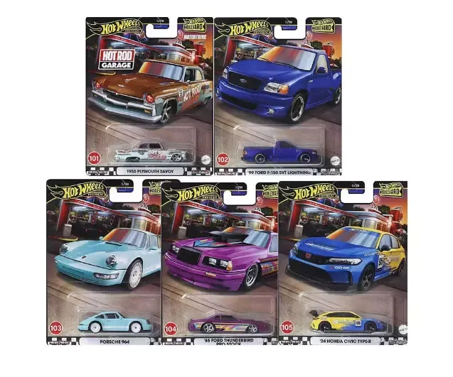 Hot Wheels Boulevard Car Culture 5er Set  Komplettsatz 101-105