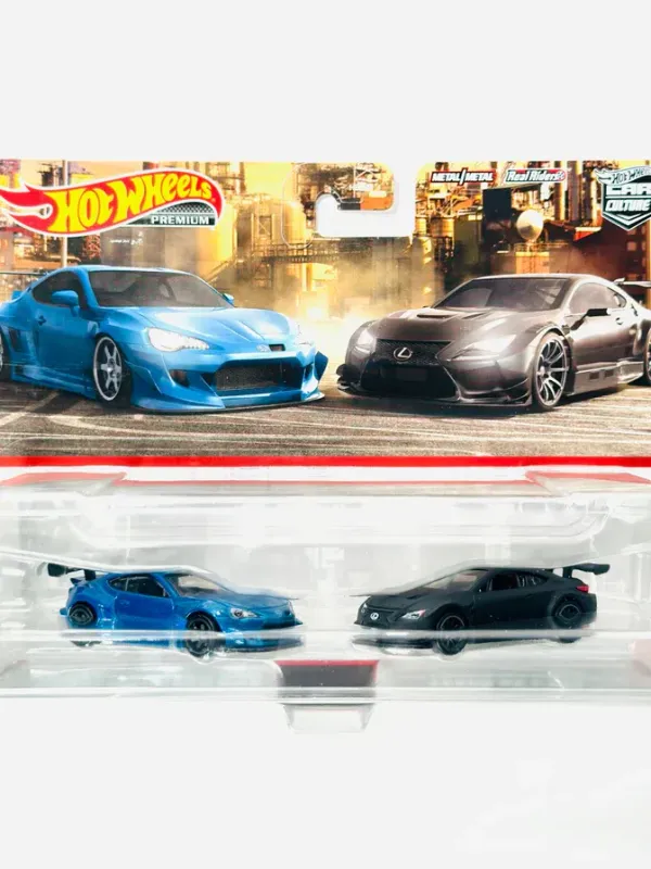 Hot Wheels  Premium 2-Pack Pandem Subaru BRZ & Lexus RC F GT3
