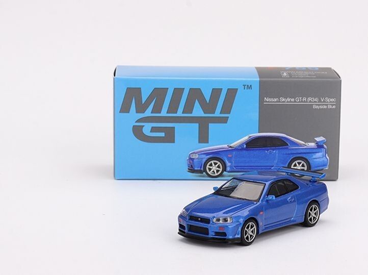 Mini GT Nissan Skyline GT-R R34 V-Spec #MGT759 Mini GT Nissan Skyline GT-R R34 V-Spec #MGT759