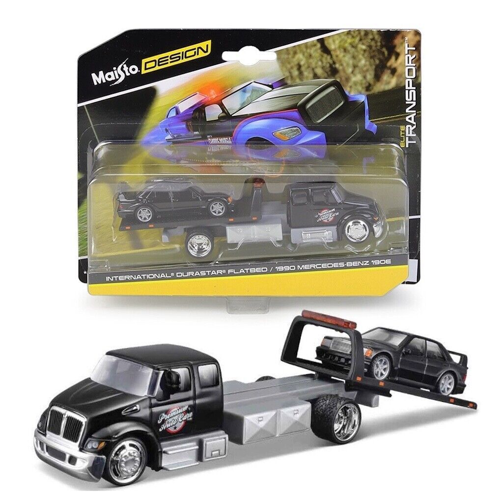 Maisto International Durastar Flatbed / 1990 Mercedes-Benz 190E