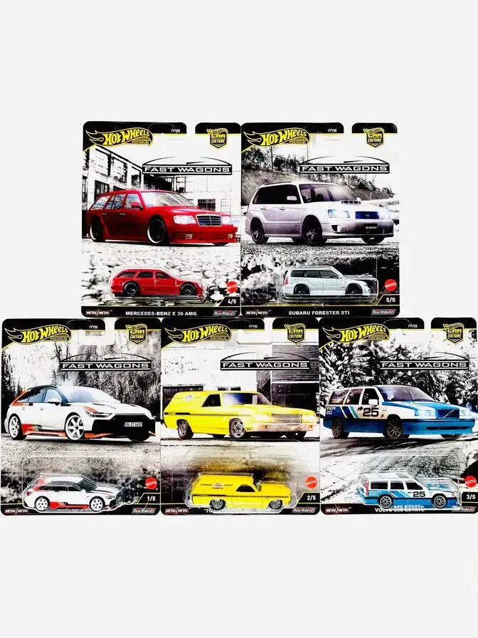 Hot Wheels Premium Fast Wagons , Komplettsatz Hot Wheels Premium Fast Wagons , Komplettsatz