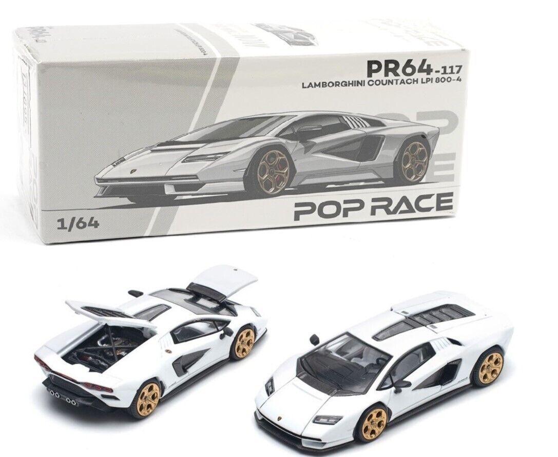 Pop Race Lamborghini Countach LP800-4 #PR64-117