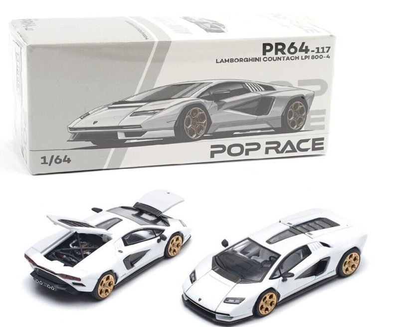 Pop Race Lamborghini Countach LP800-4 #PR64-117