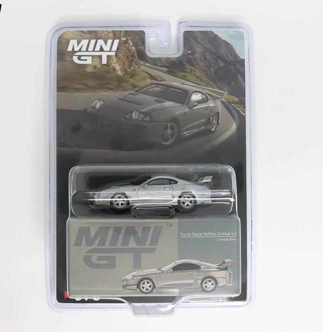 Mini GT Toyota Supra VeilSide #Combat Grey Blisterversion #MGT978 Mini GT Toyota Supra VeilSide #Combat Grey Blisterversion #MGT978