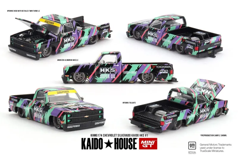 KAIDO HOUSE - #174 CHEVROLET SILVERADO KAIDO HKS V1 1980 KAIDO HOUSE - #174 CHEVROLET SILVERADO KAIDO HKS V1 1980