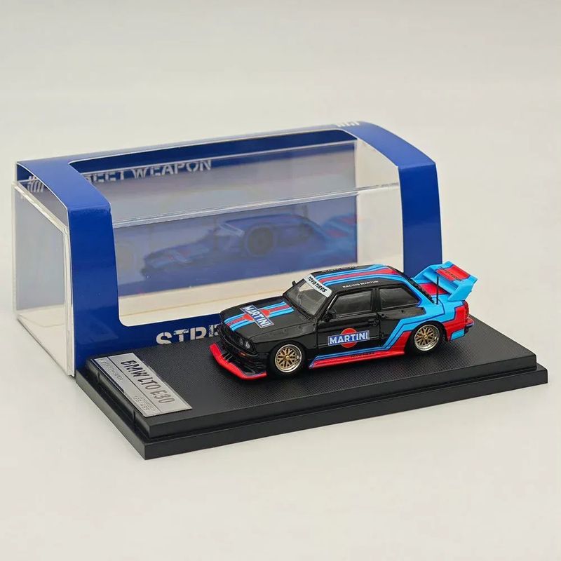 Street Weapon BMW E30 #Martini Black
