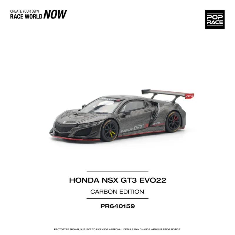 Pop Race Honda NSX GT3 Evo22 #PR64-159 Pop Race Honda NSX GT3 Evo22 #PR64-159